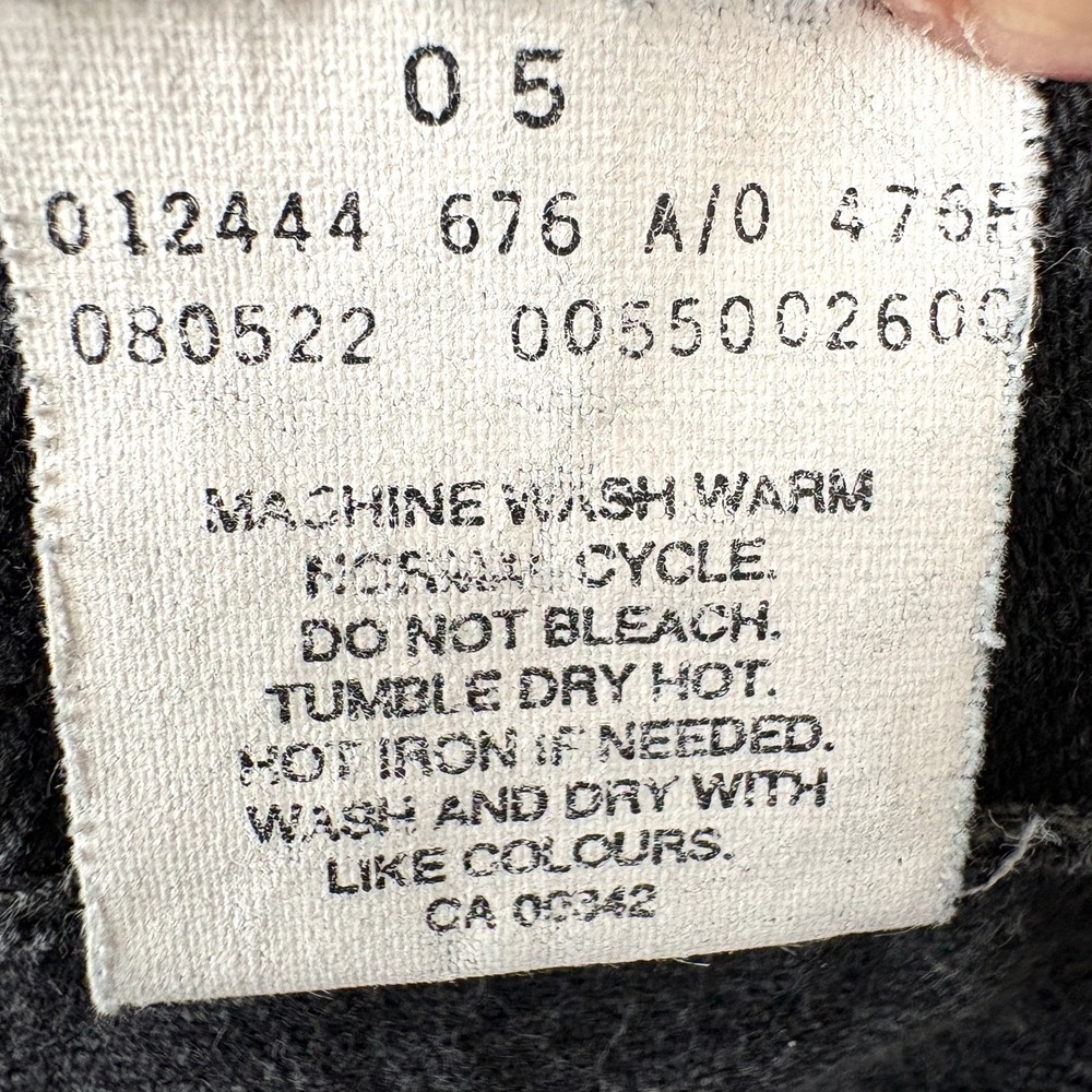 Vintage Levi's 550 Mens 36x32 Black Y2K Skater Baggy 100% Cotton Made in Canada - Picture 3 of 13